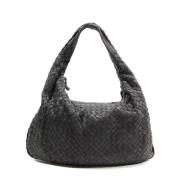 Pre-owned Leather shoulder-bags Bottega Veneta Vintage , Black , Dames