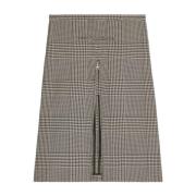 Midi Rok in Zandkleur Courrèges , Gray , Dames