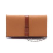 Pre-owned Fabric crossbody-bags Loewe Pre-owned , Brown , Dames