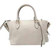 Pre-owned Leather prada-bags Prada Vintage , White , Dames