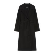 Luxe Wol Wikkeljas Max Mara , Black , Dames