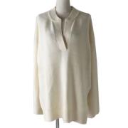 Pre-owned Canvas dresses Hermès Vintage , White , Dames