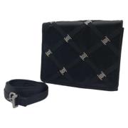 Pre-owned Canvas shoulder-bags Salvatore Ferragamo Pre-owned , Black ,...