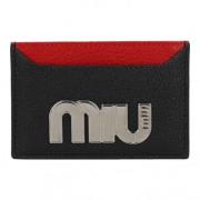 Pre-owned Leather wallets Miu Miu Pre-owned , Black , Dames