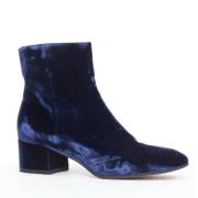 Pre-owned Leather boots Gianvito Rossi Pre-owned , Blue , Dames