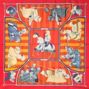 Pre-owned Silk scarves Hermès Vintage , Multicolor , Dames