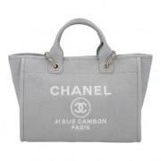 Pre-owned Fabric chanel-bags Chanel Vintage , Gray , Dames