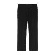 Gabardine Broek in Zwart Joseph , Black , Dames