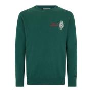 Zachte Wolmix Cashmere Trui MC2 Saint Barth , Green , Heren