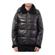 Hybride Puffa Jas in Jet Black Guess , Black , Heren