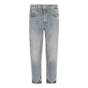 Stijlvolle Blauwe Jeans voor Mannen Represent , Blue , Heren