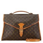 Pre-owned Leather louis-vuitton-bags Louis Vuitton Vintage , Brown , D...