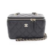 Pre-owned Fabric chanel-bags Chanel Vintage , Black , Dames