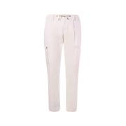 Cargo Stijl Witte Broek Herno , White , Heren