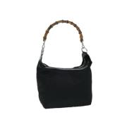 Pre-owned Nylon gucci-bags Gucci Vintage , Black , Dames