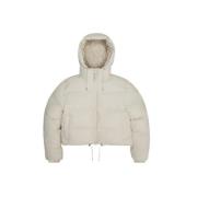 Waterdichte Winter Puffer Jas Rains , Beige , Dames