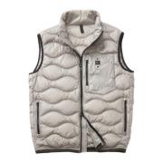 Nylon Gilet Vest Blauer , Gray , Heren