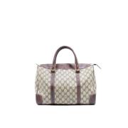 Pre-owned Canvas gucci-bags Gucci Vintage , Brown , Dames