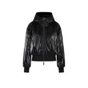 Omkeerbare Hoodie met Bonteffect Emporio Armani , Black , Dames