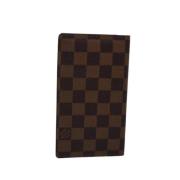 Pre-owned Canvas wallets Louis Vuitton Vintage , Brown , Dames