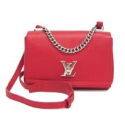 Pre-owned Leather louis-vuitton-bags Louis Vuitton Vintage , Red , Dam...