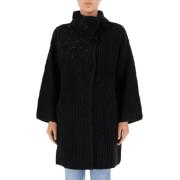 Zwarte Gebreide Jas Liu Jo , Black , Dames