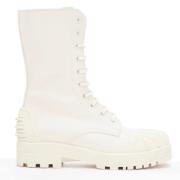 Pre-owned Leather boots Dior Vintage , White , Dames