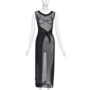 Pre-owned Cotton dresses Maison Margiela Pre-owned , Black , Dames