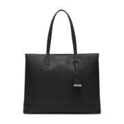 Stijlvolle Medium Shopper Tas Calvin Klein , Black , Dames