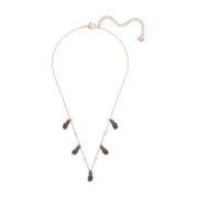 Dames Ketting Collier Naughty Zwart Roségoud Verguld 5497874 Swarovski...