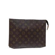 Pre-owned Canvas louis-vuitton-bags Louis Vuitton Vintage , Brown , Da...