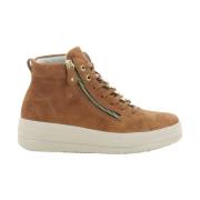 Dames Cognac Schoenen Stijlvol Model Remonte , Brown , Dames