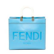 Pre-owned Leather fendi-bags Fendi Vintage , Blue , Dames