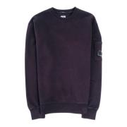 Diagonaal Geweven Crew Neck Sweatshirt C.p. Company , Purple , Dames