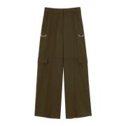 Elegante Slim Fit Broek Pinko , Green , Dames