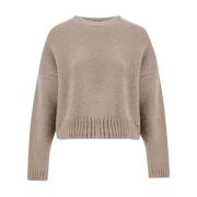 Alpaca Wol Trui Herno , Gray , Dames