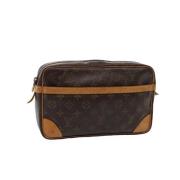 Pre-owned Canvas louis-vuitton-bags Louis Vuitton Vintage , Brown , Da...