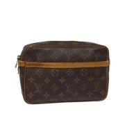 Pre-owned Canvas louis-vuitton-bags Louis Vuitton Vintage , Brown , Da...