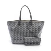 Pre-owned Leather handbags Goyard Vintage , Gray , Dames