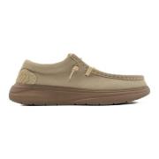 Crème Platte Schoenen Wendy Model Hey Dude , Beige , Dames