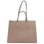 Pre-owned Fabric louis-vuitton-bags Louis Vuitton Vintage , Beige , Da...