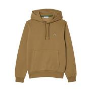 Bruine Hoodie Lacoste , Brown , Heren