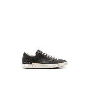 Vintage lage sneakers in zwart Philippe Model , Black , Heren