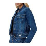 Stijlvolle Truckerjas voor Vrouwen Guess , Blue , Dames