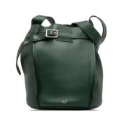 Pre-owned Leather celine-bags Celine Vintage , Green , Dames