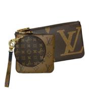 Pre-owned Fabric louis-vuitton-bags Louis Vuitton Vintage , Brown , Da...