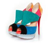 Pre-owned Leather heels Christian Louboutin Pre-owned , Multicolor , D...