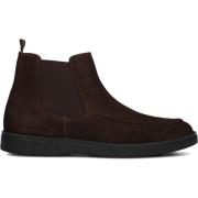 Bruine Suède Chelsea Boots Stefano Lauran , Brown , Heren