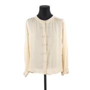 Pre-owned Silk tops Chloé Pre-owned , Beige , Dames