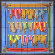 Pre-owned Silk scarves Hermès Vintage , Multicolor , Dames